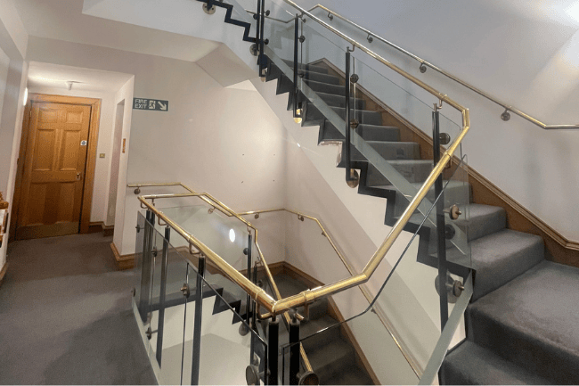 Stairway in blythswood square